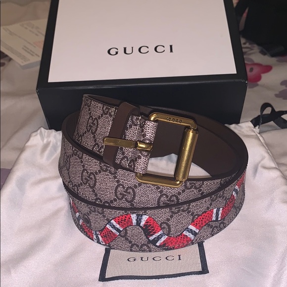 COPY - Gucci snake belt GG print - Picture 5 of 5